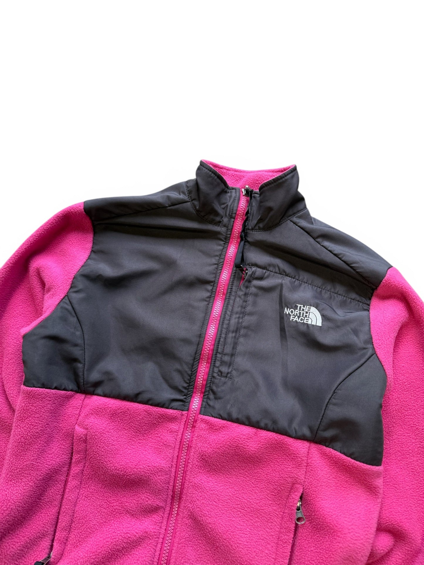 (Womens S) Vintage The North Face Delani Pink Fleece Jacket