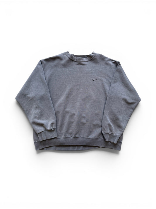 (XXL) Vintage 2000s Nike Faded Grey Crewneck
