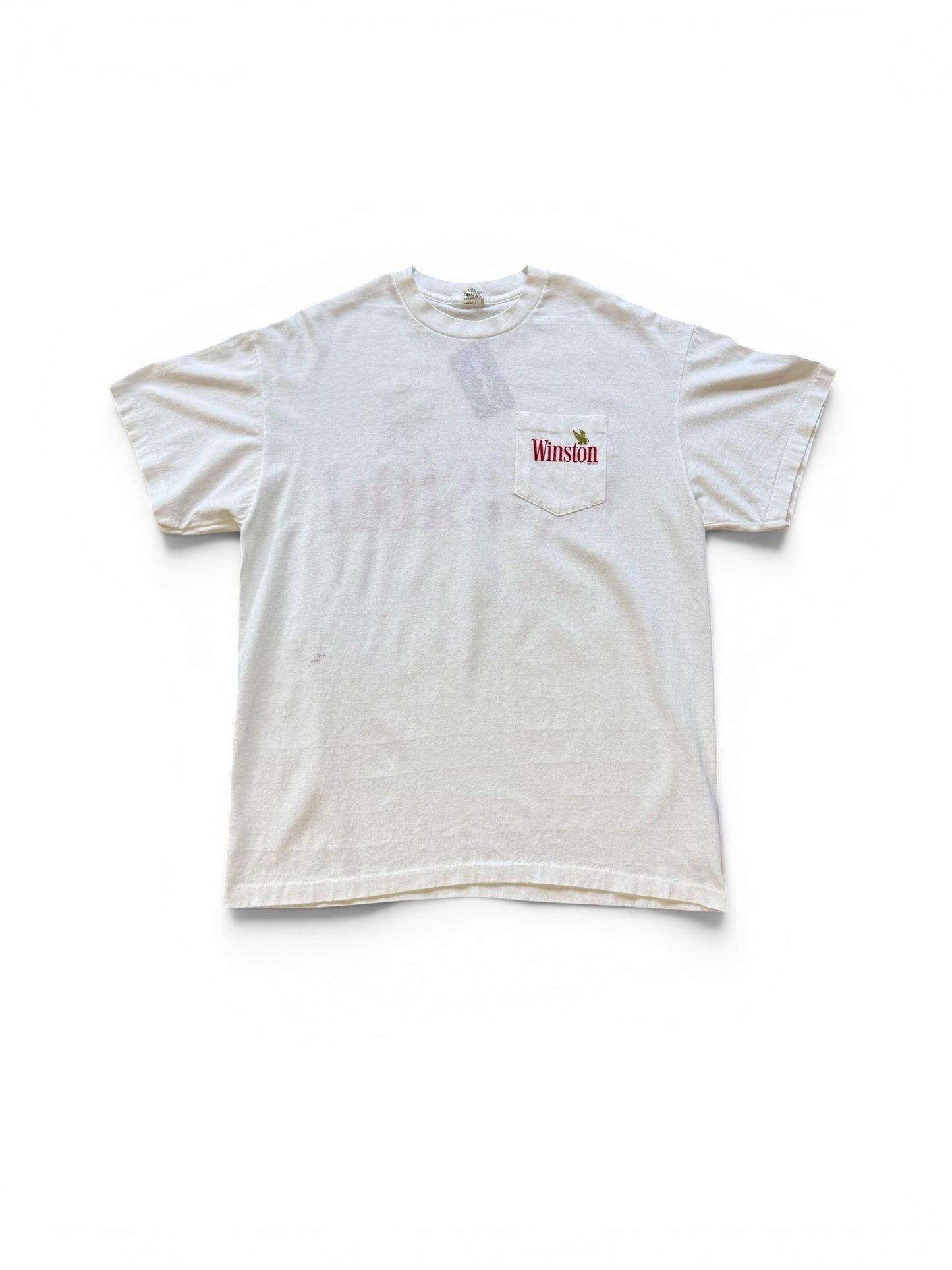 (XL) Vintage 90s Winston Racing White T-Shirt