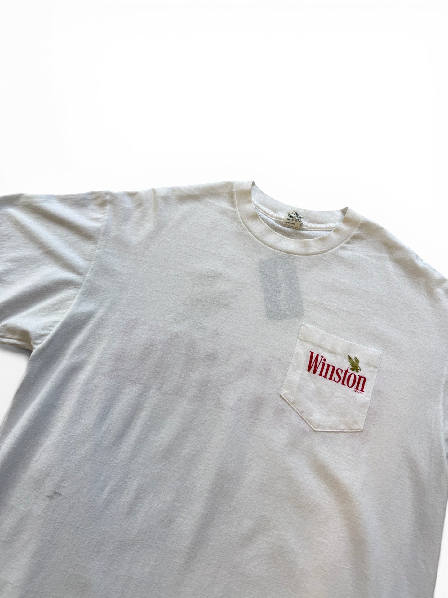 (XL) Vintage 90s Winston Racing White T-Shirt