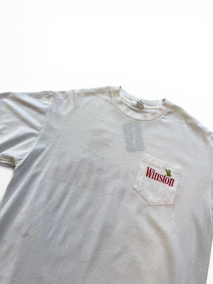 (XL) Vintage 90s Winston Racing White T-Shirt