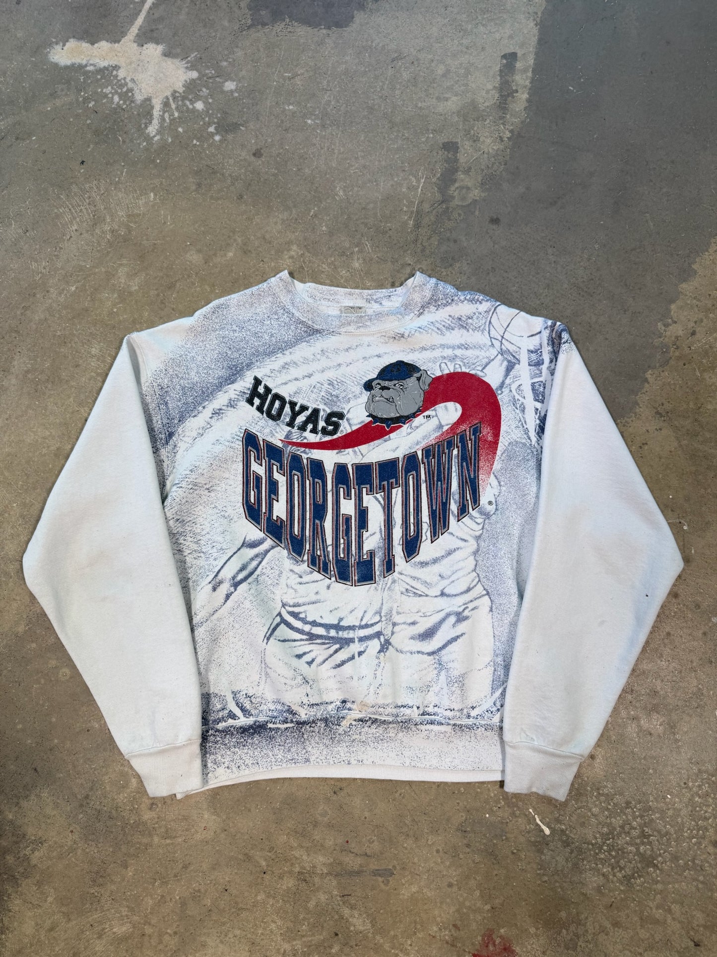 (L) 90’s Georgetown Hoyas Basketball Crewneck