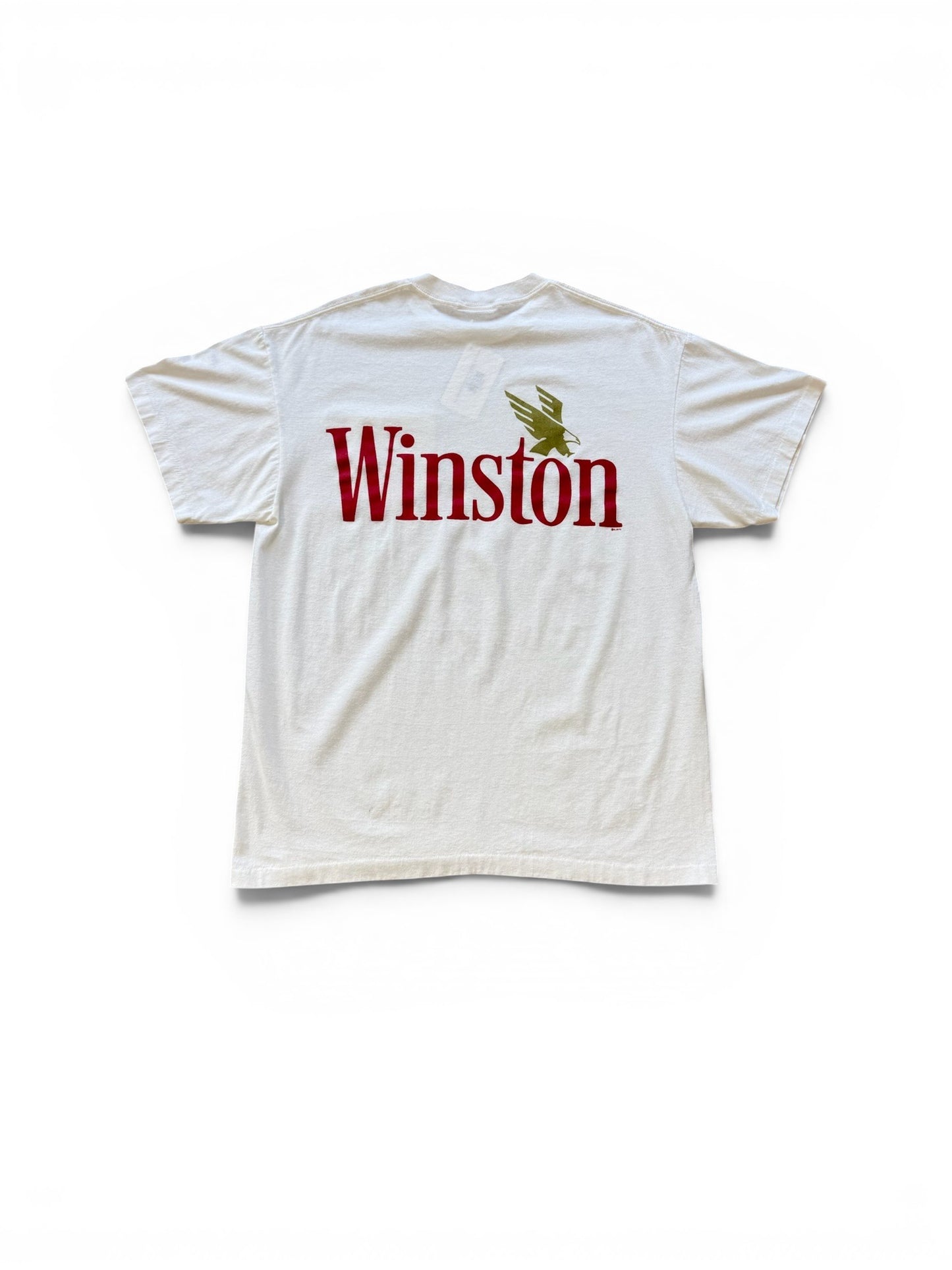 (XL) Vintage 90s Winston Racing White T-Shirt