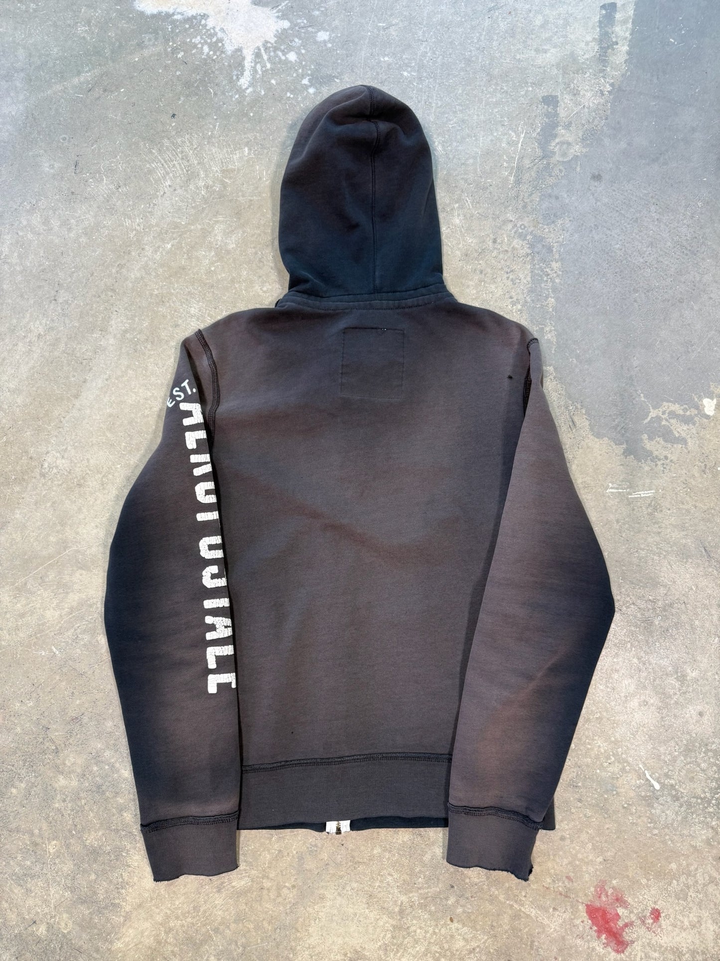 (L) Y2K Aeropostale Faded Zip Up Sweater