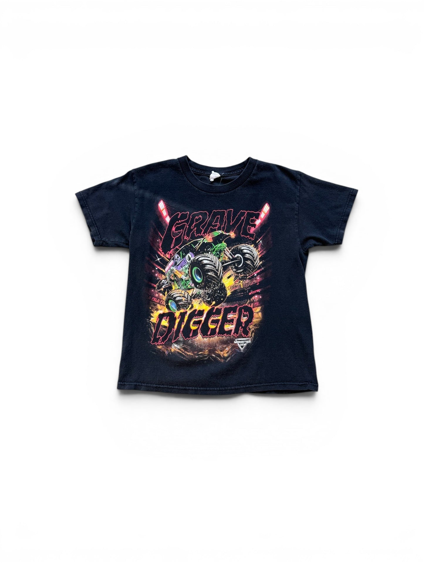 (Youth L) Vintage 2000s Monster Jam Grave Digger T-Shirt