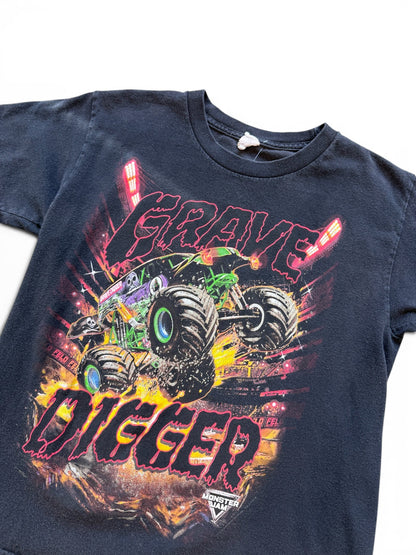 (Youth L) Vintage 2000s Monster Jam Grave Digger T-Shirt