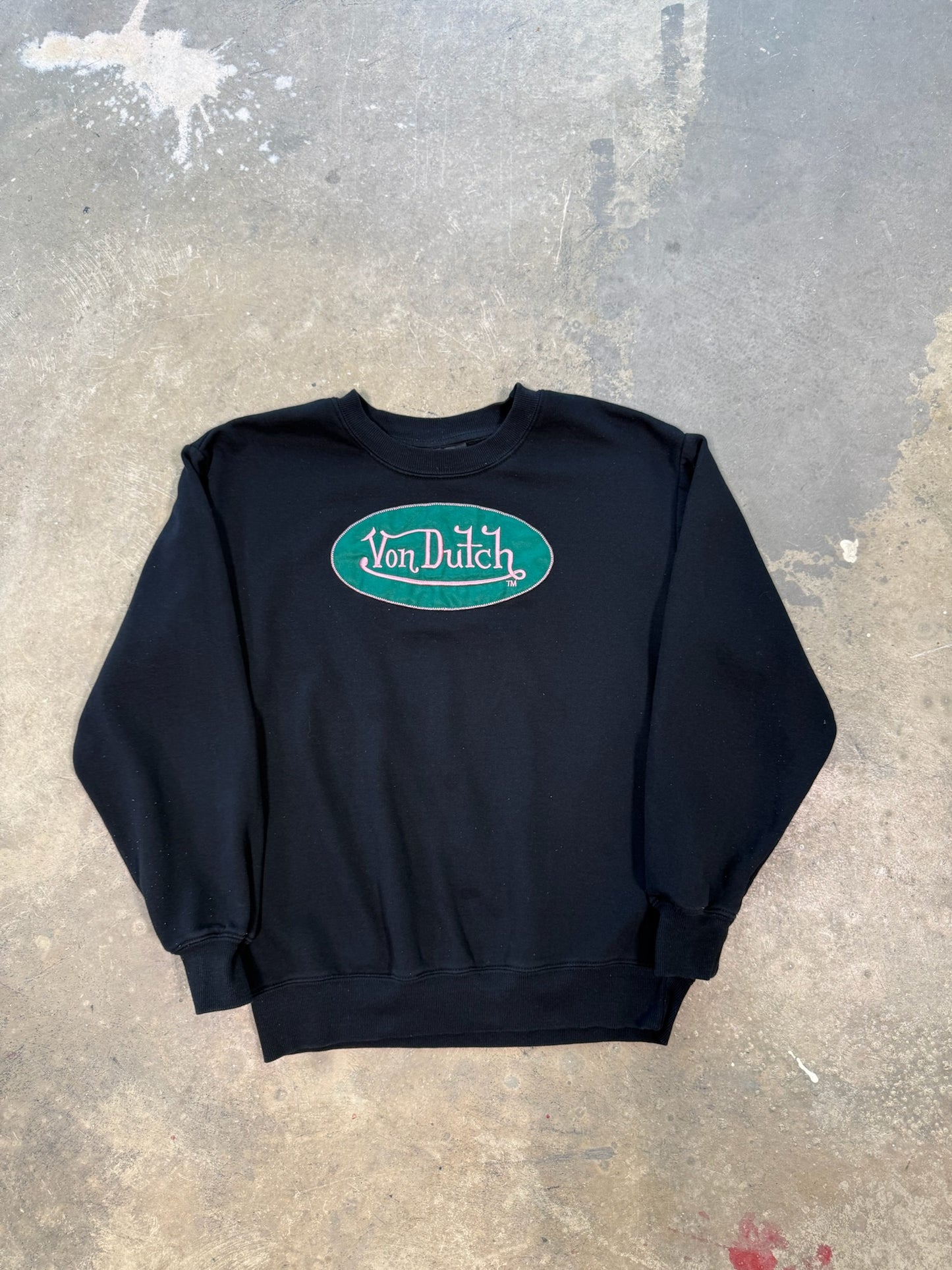 (S) Von Dutch Black Crewneck