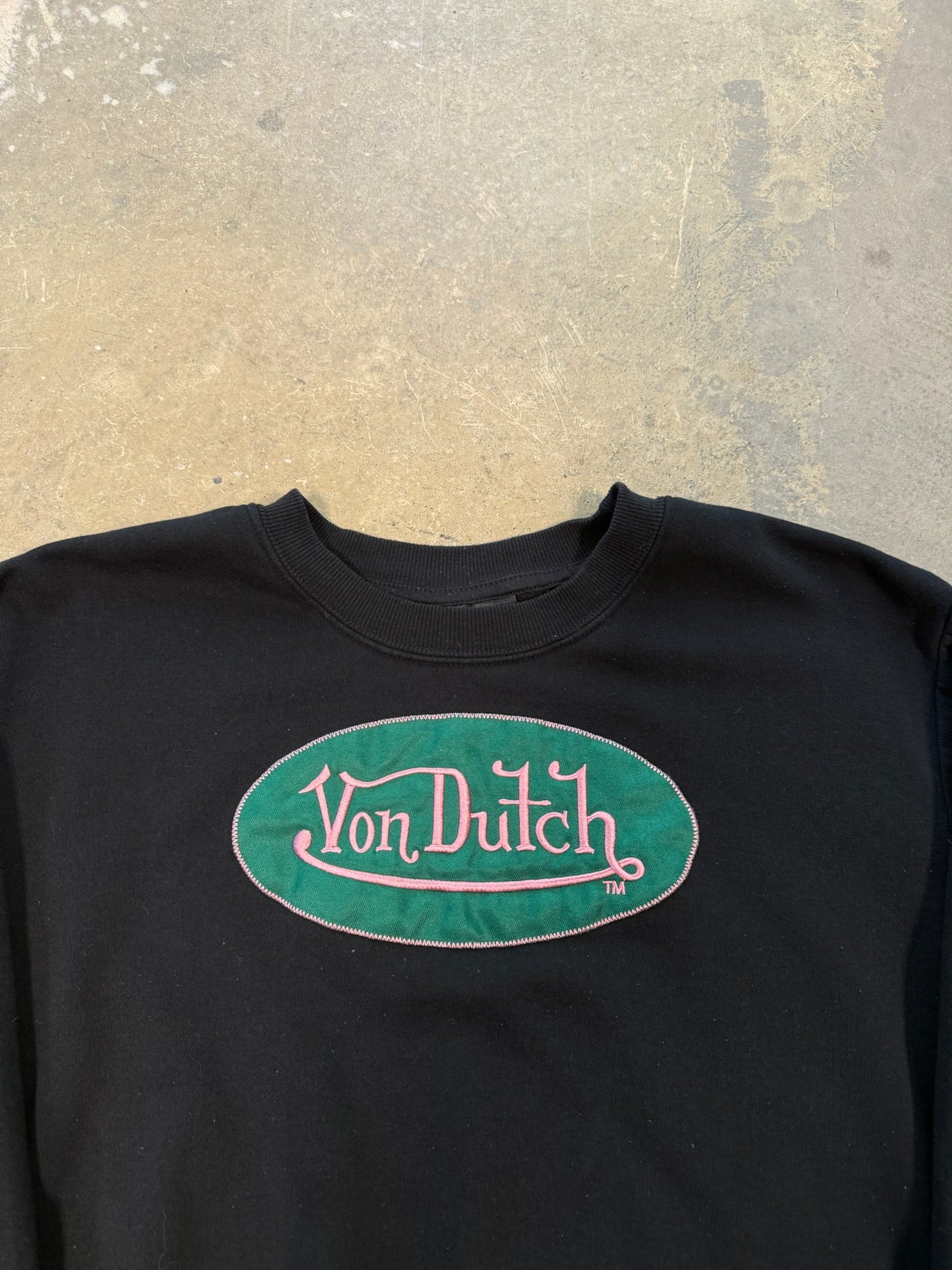 (S) Von Dutch Black Crewneck