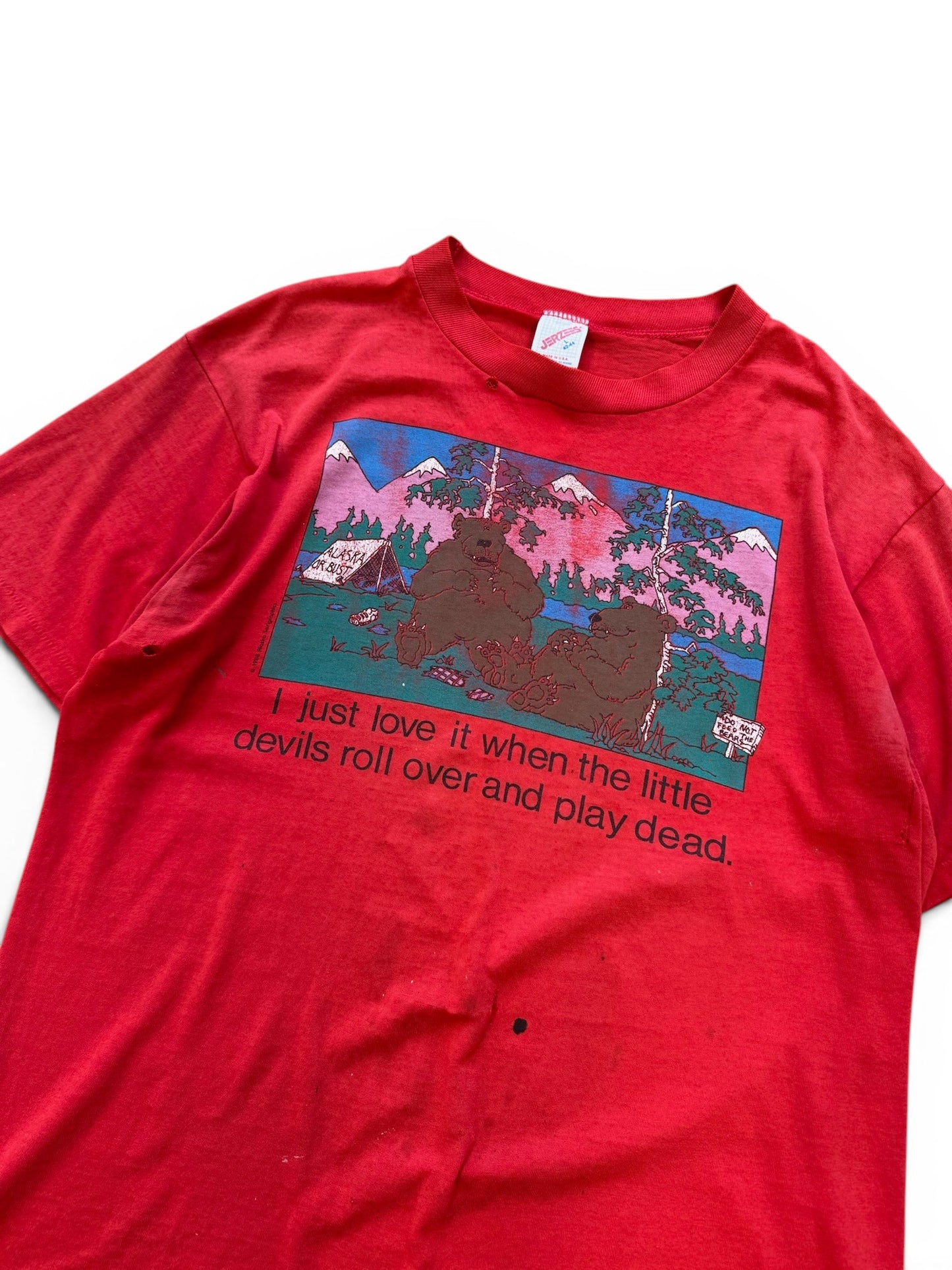 (L) Vintage 90s Alaska Bears Comedy T-Shirt