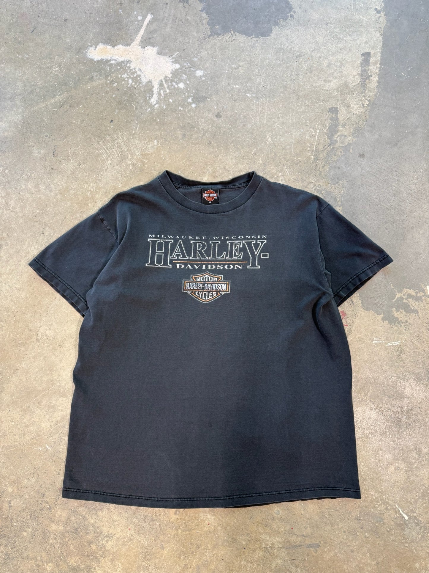 (XL) Faded House Of Harley Tee