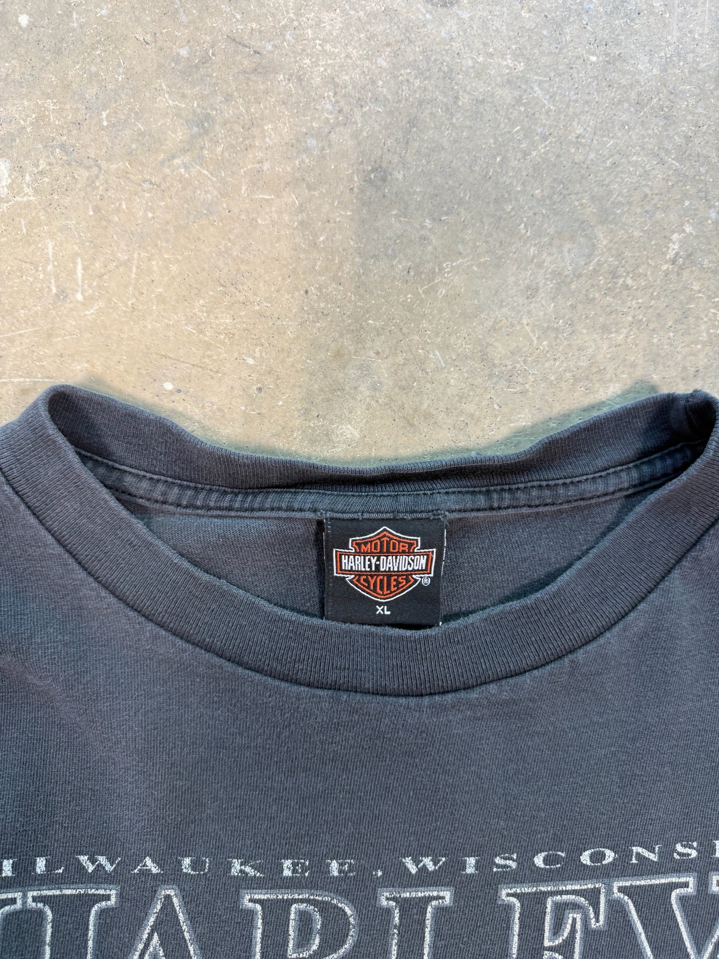 (XL) Faded House Of Harley Tee