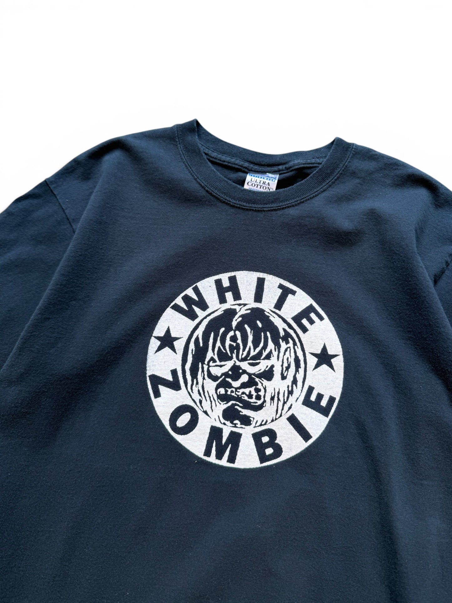 (M) Vintage 2000s White Zombie Black T-Shirt