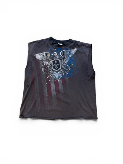 (XXL) Vintage 2000s National Heritage Cutoff T-Shirt