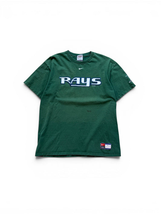 (L) 2005 Nike Rays Baseball Green T-Shirt