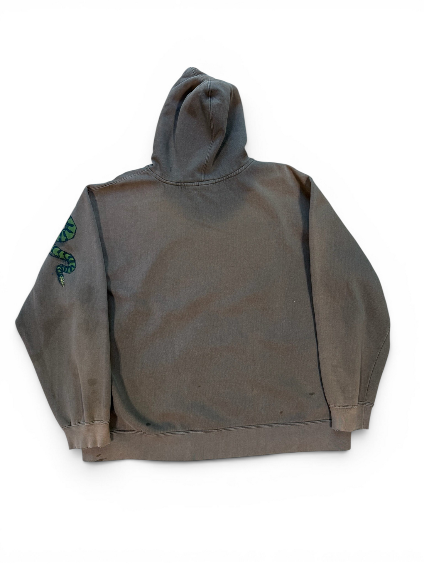 (XXL) Vintage Y2K Snake Graphic Thrashed Hoodie