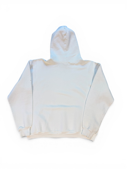 (XL) Vintage 80s Russell Athletics White Hoodie