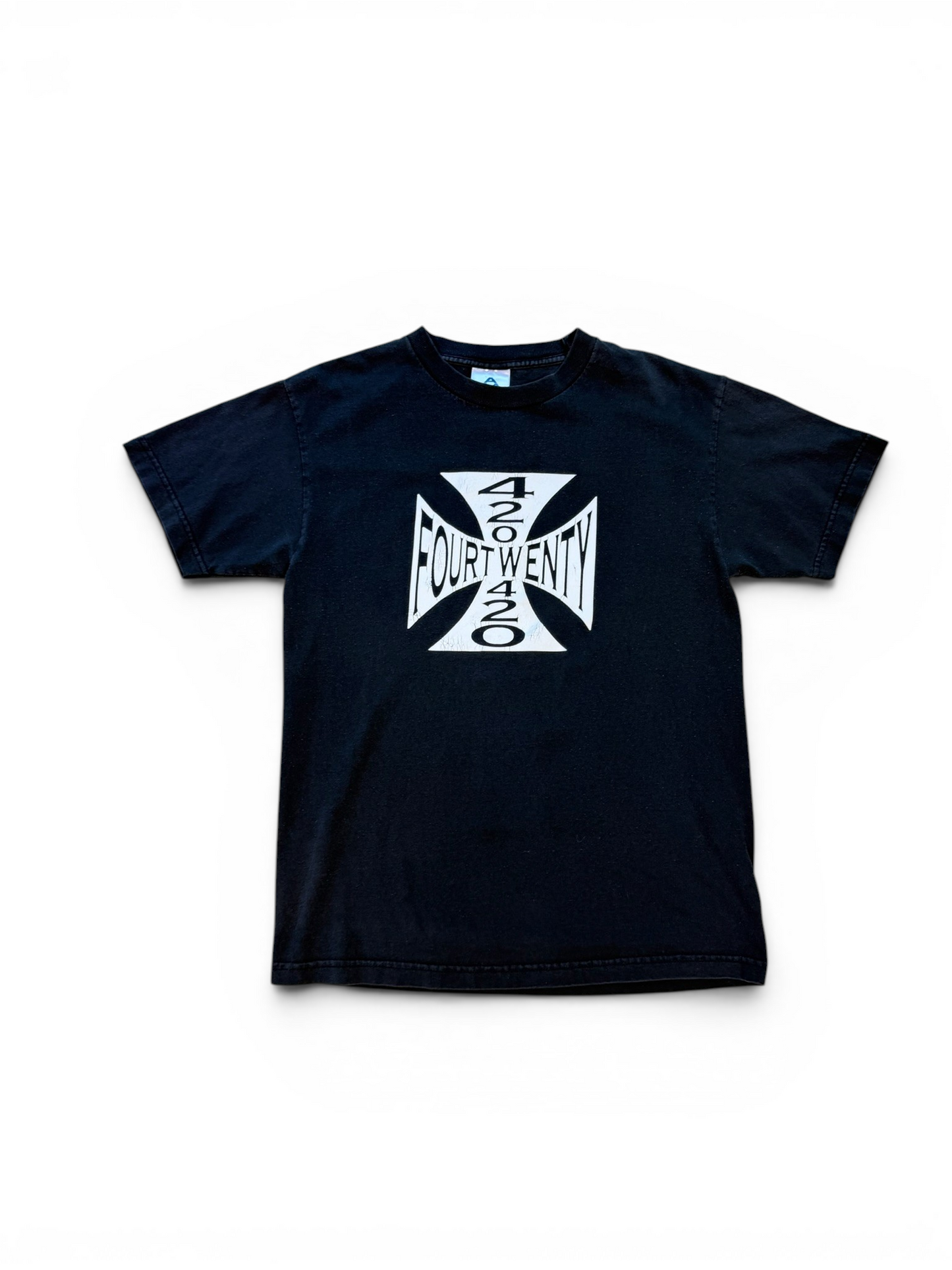 (M) Vintage 420 Iron Cross Tee