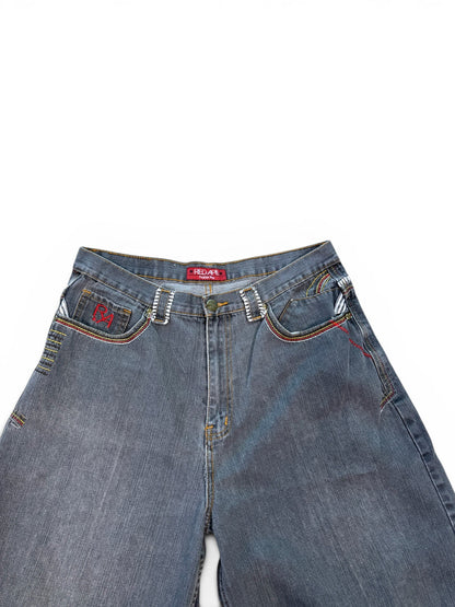 (38W) Y2K Red Ape Denim Jorts
