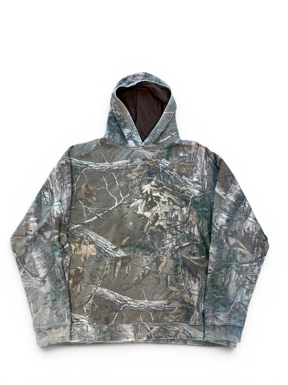 (XXL) Vtg Real Tree Camo Hoodie