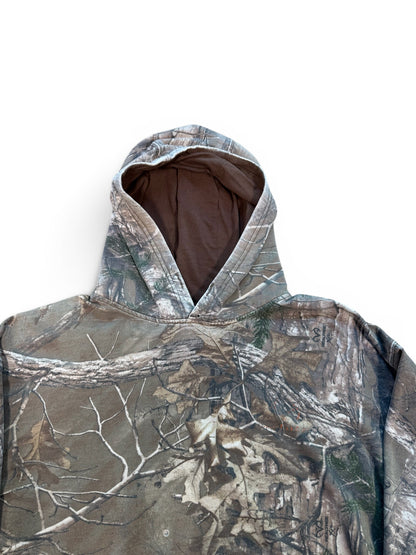 (XXL) Vtg Real Tree Camo Hoodie