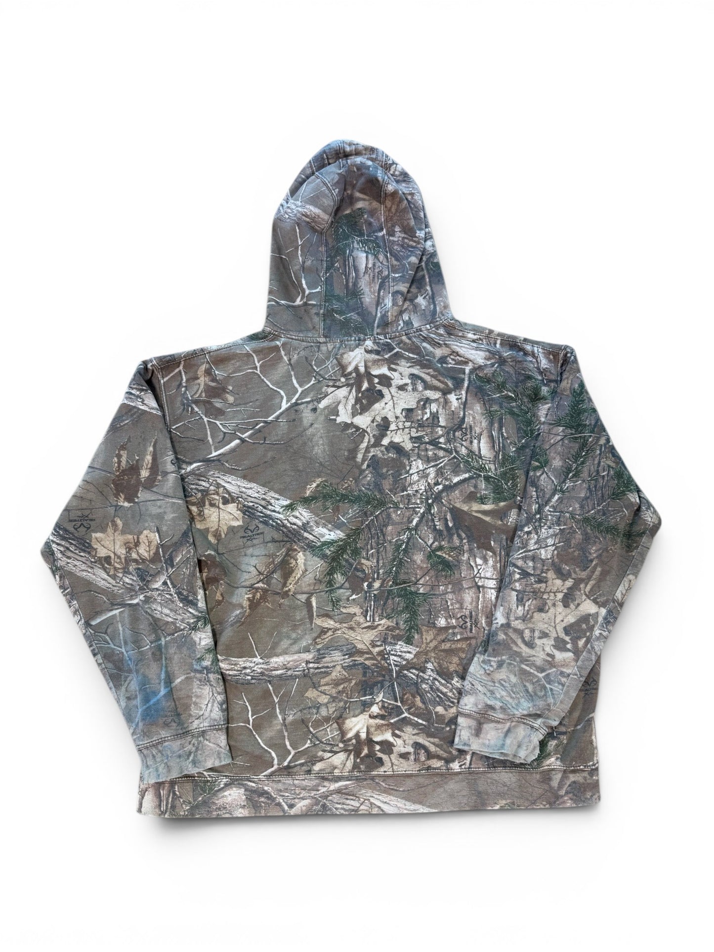(XXL) Vtg Real Tree Camo Hoodie