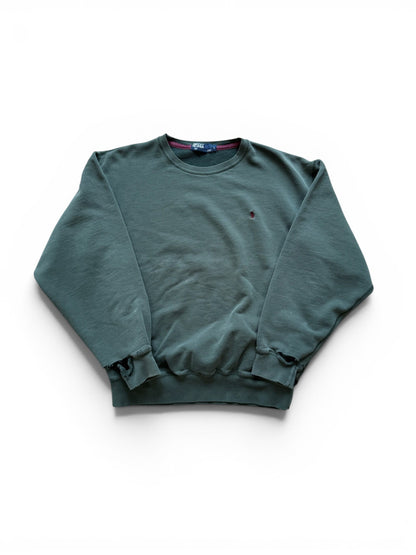 (L) Vintage Ralph Lauren Polo Faded Green Crewneck