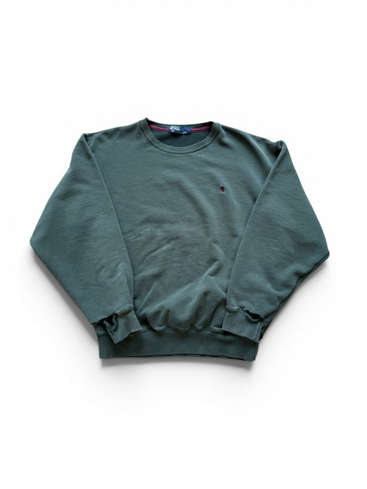 (L) Vintage Ralph Lauren Polo Faded Green Crewneck