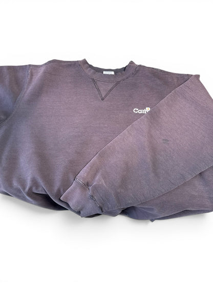 (L) Vintage 90s Carhartt Faded Black Crewneck