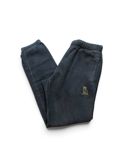 (S) OVO Garment Dye Sweatpants Black