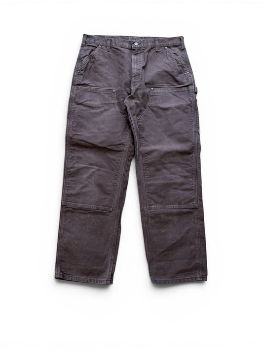 (38W) Vintage Carhartt Brown Double Knees