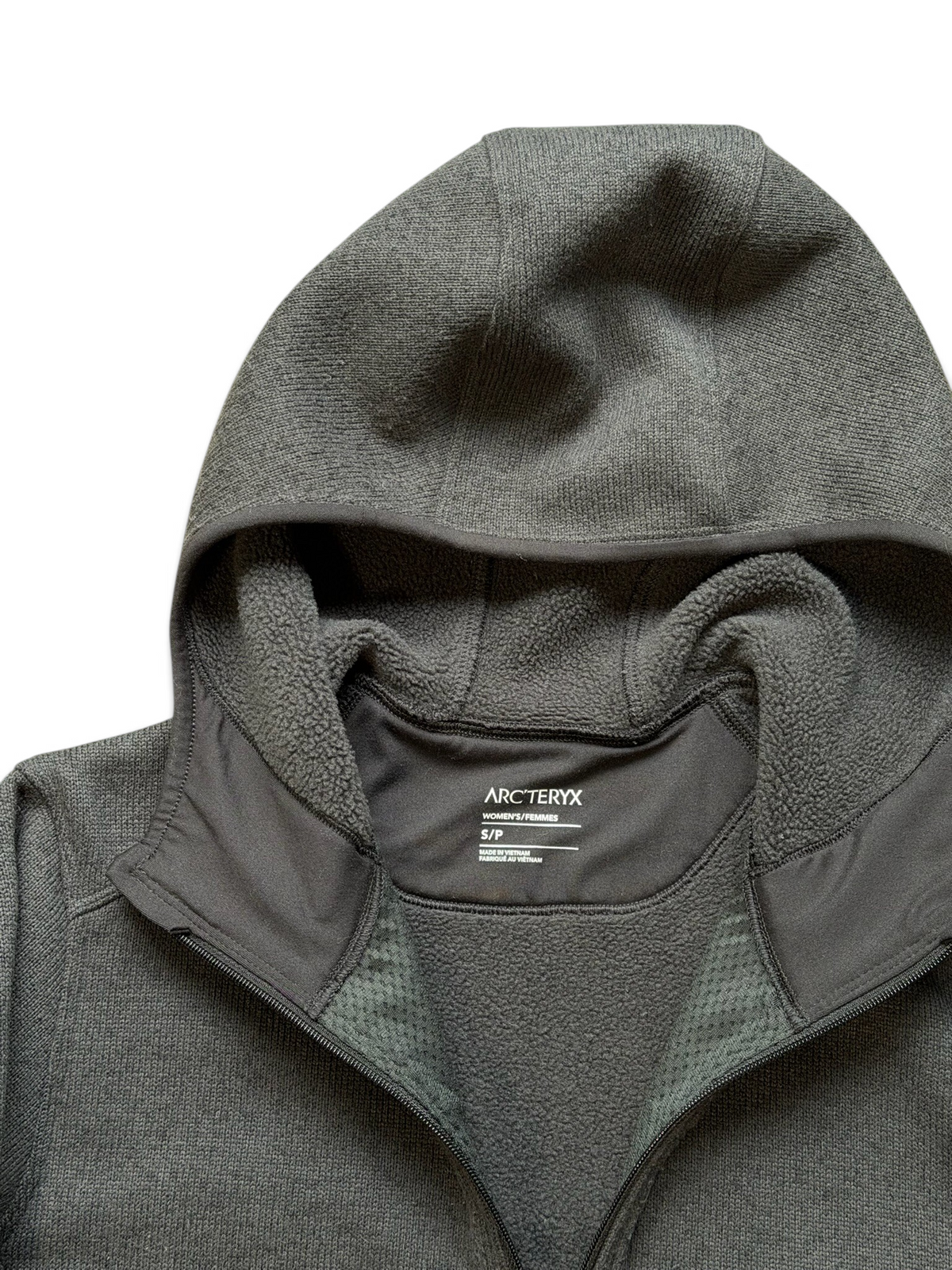 (S) Womens Arc'teryx Heathered Fleece Covert Hoodie