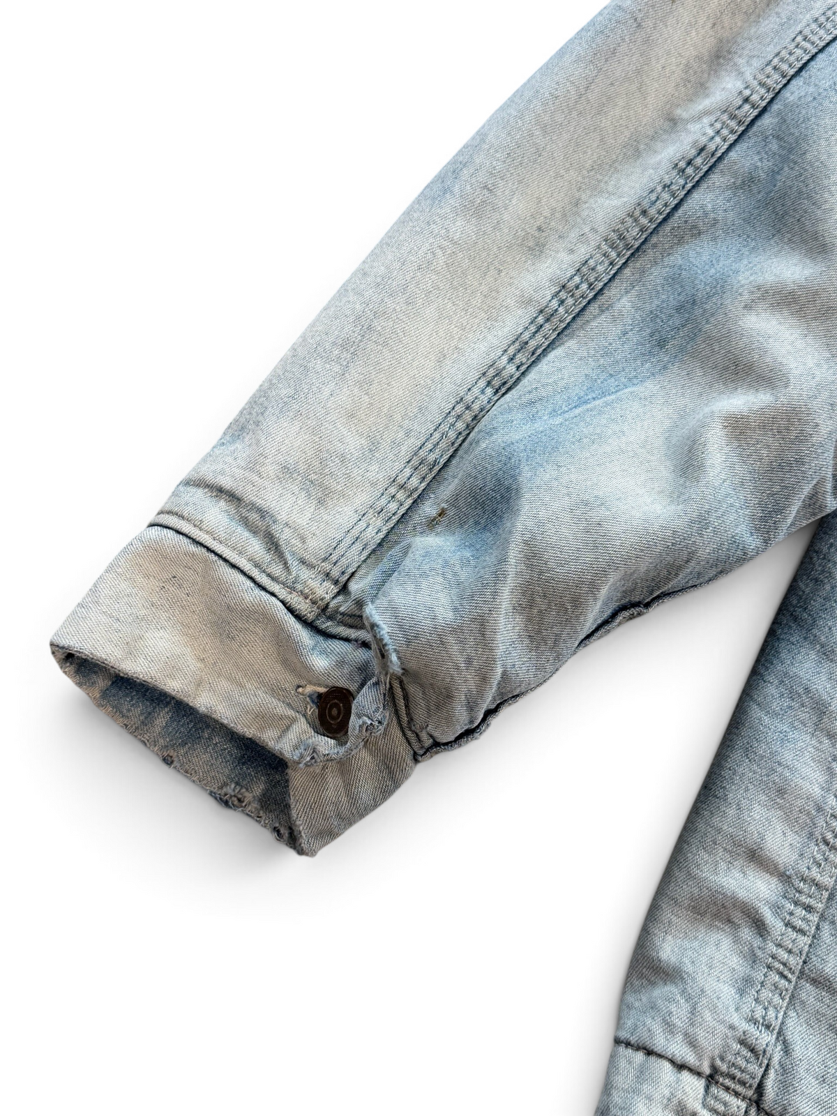 (L Tall) Vintage 1980s Sears Conductors Denim Jacket