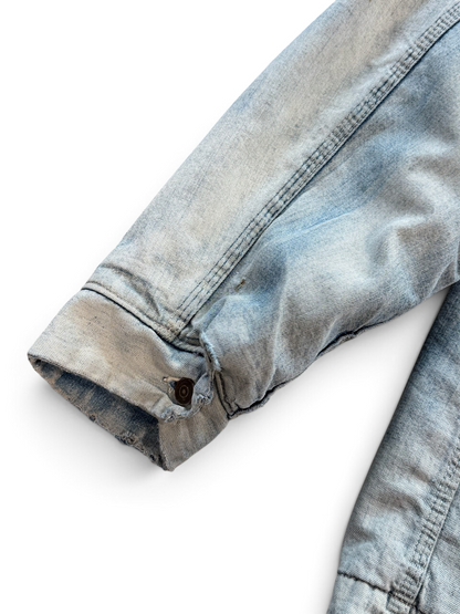 (L Tall) Vintage 1980s Sears Conductors Denim Jacket