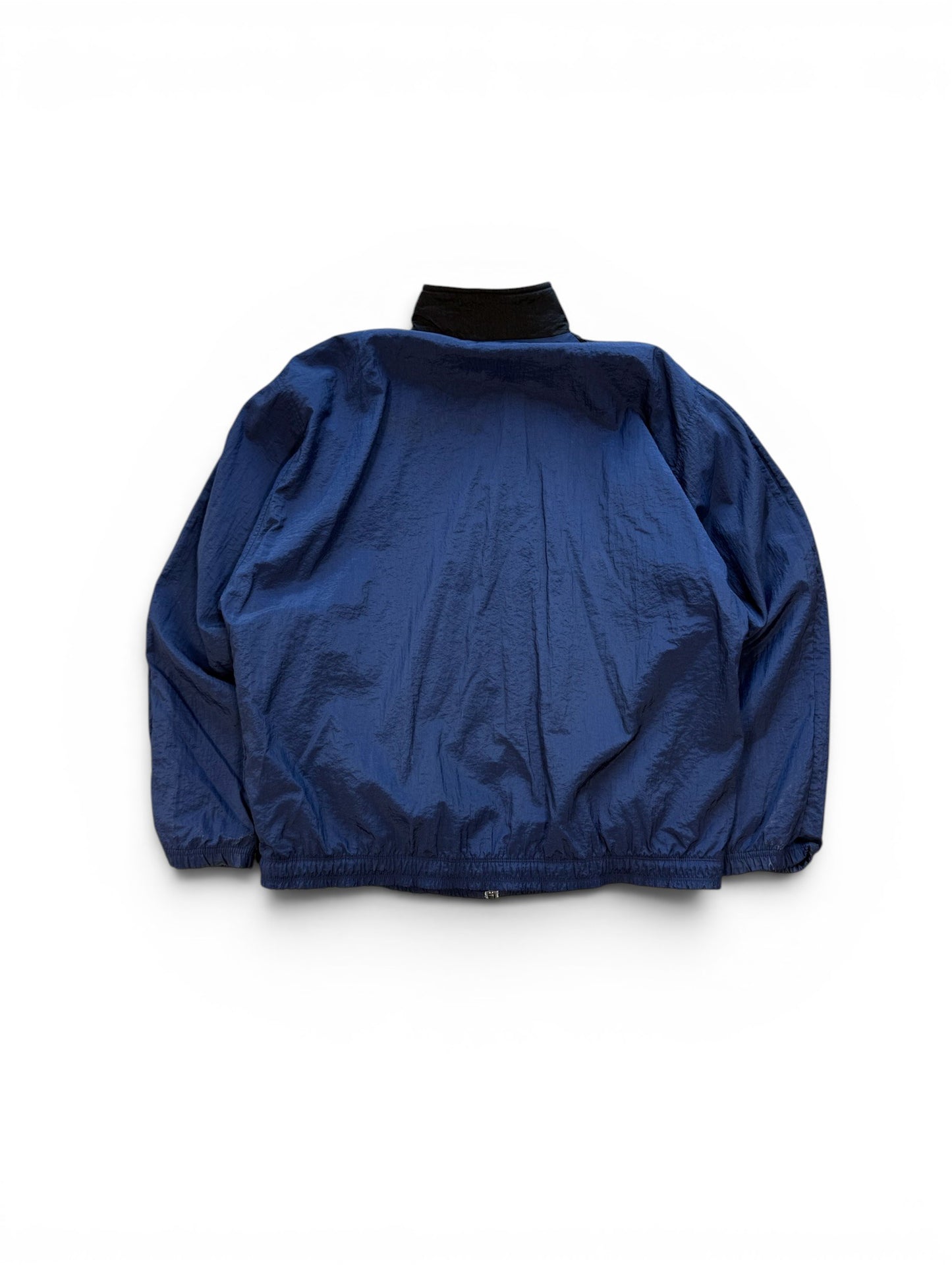 (XL) Vintage 90s Adidas Black/Navy Windbreaker Jacket