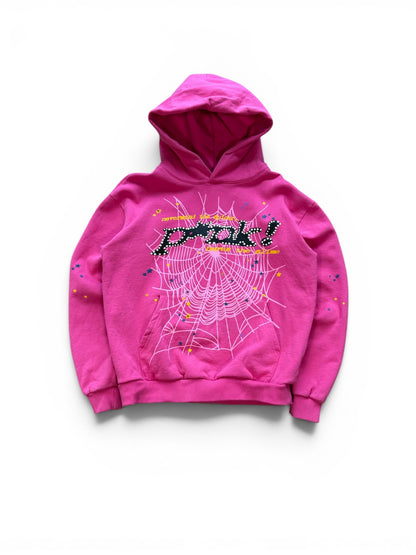 (S) Sp5der Woldwide P*nk Hoodie