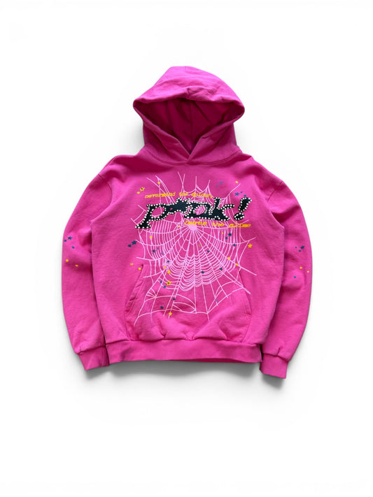 (S) Sp5der Woldwide P*nk Hoodie