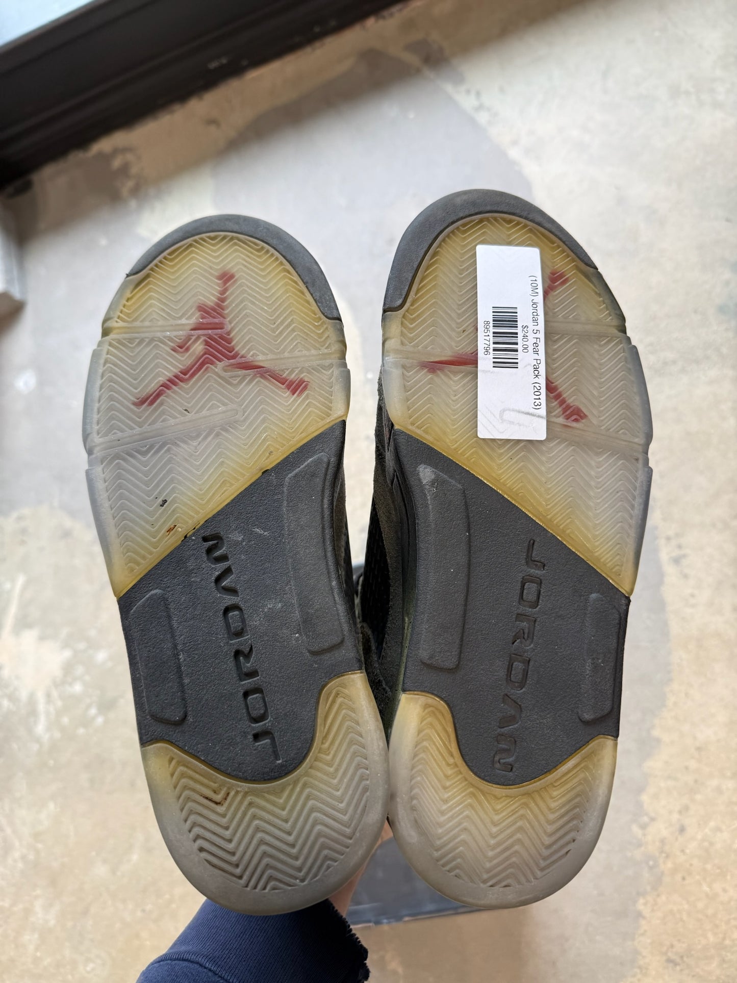 (10M) Jordan 5 Fear Pack (2013)