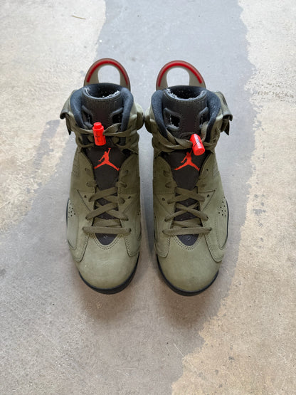 (8.5M) Jordan 6 Travis Scott Olive