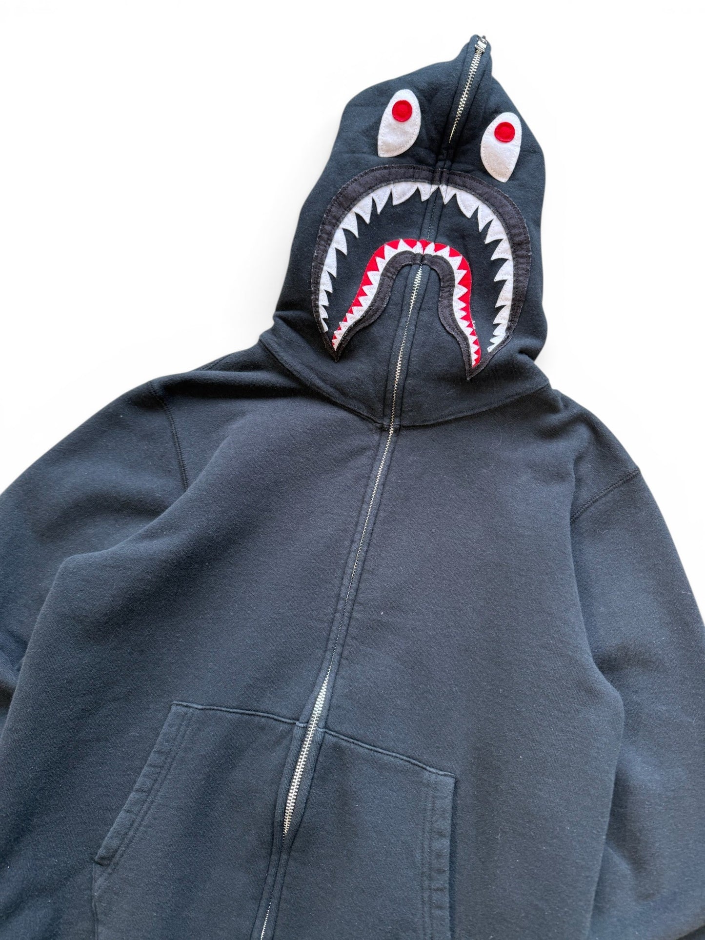 (M) Bape PONR Full Shark Zip-Up Hoodie