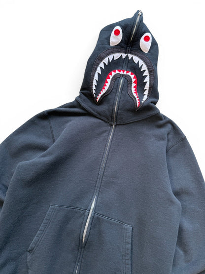 (M) Bape PONR Full Shark Zip-Up Hoodie