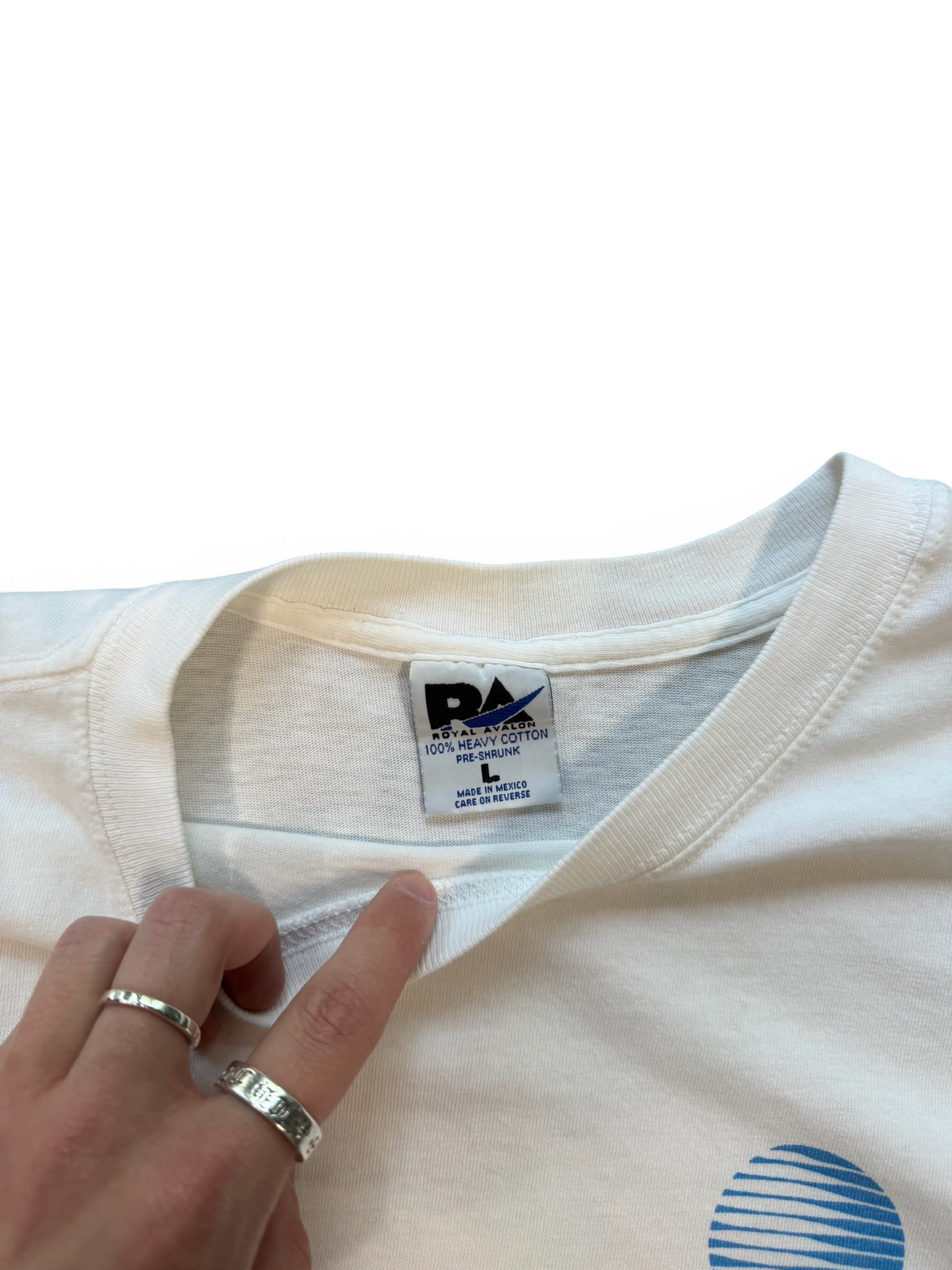 (L) 90’s AT&T Tech Tee White
