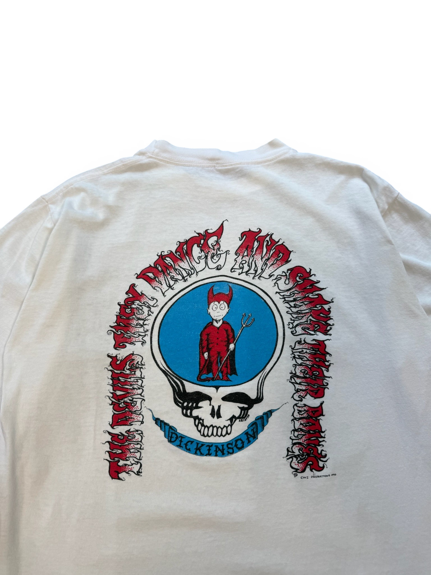 (L) 1990 Dickinson Collage Greatful Dead Tee