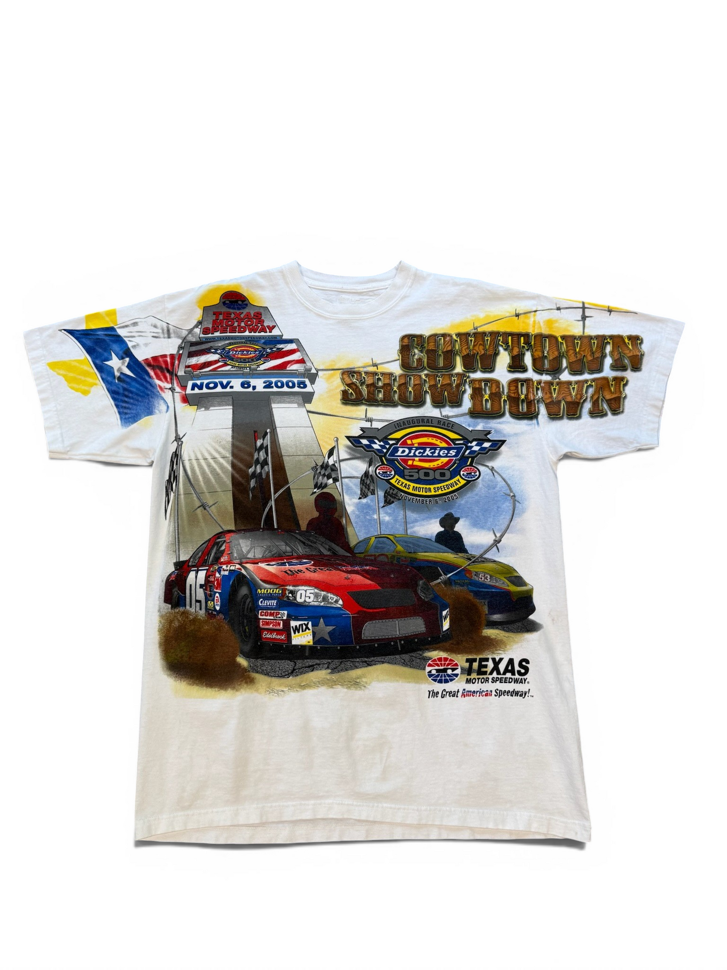 (XL) 2005 Dickies NASCAR All Over Print Tee
