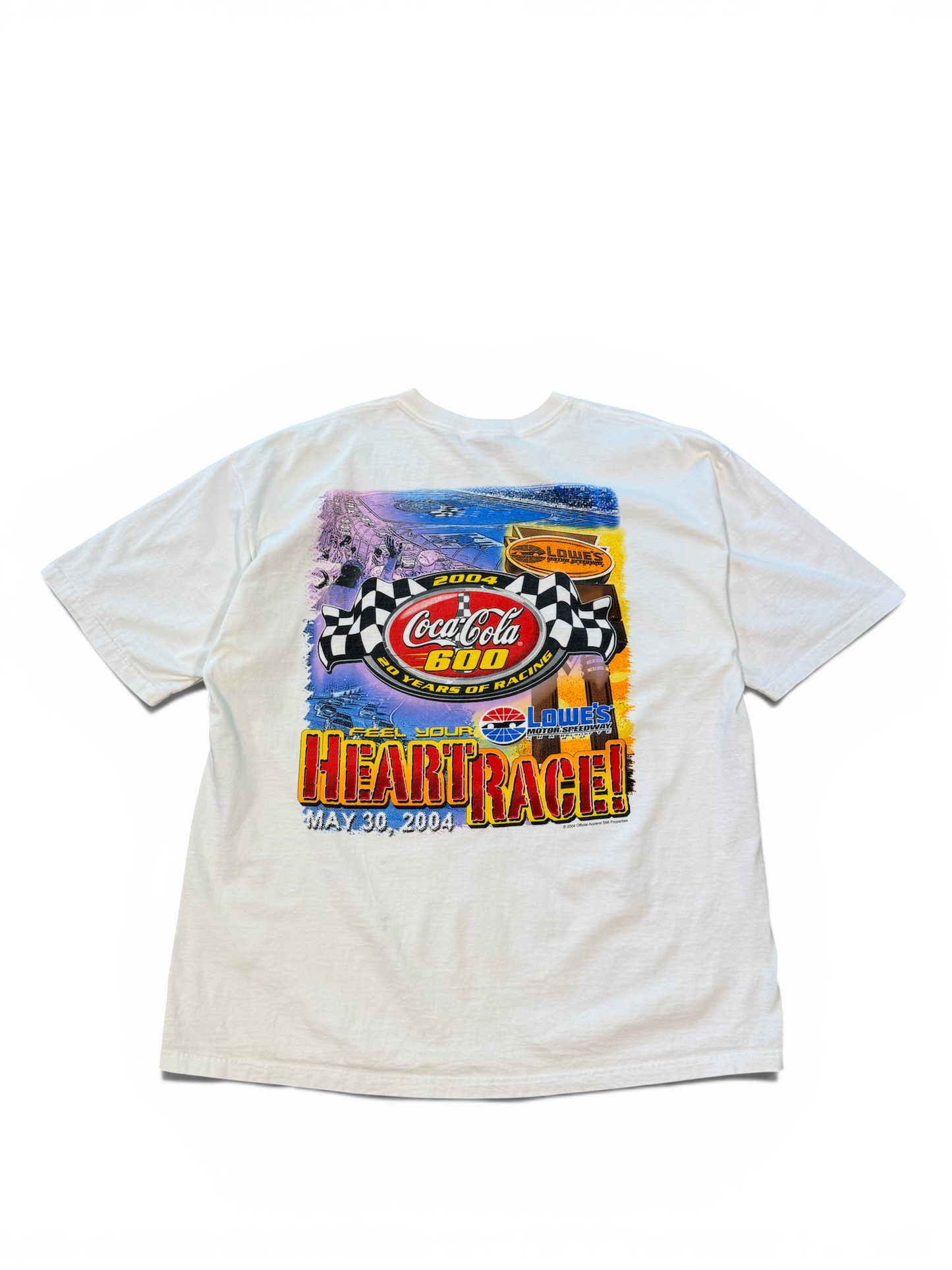 (XXL) 2004 Coca Cola NASCAR Burnout Tee