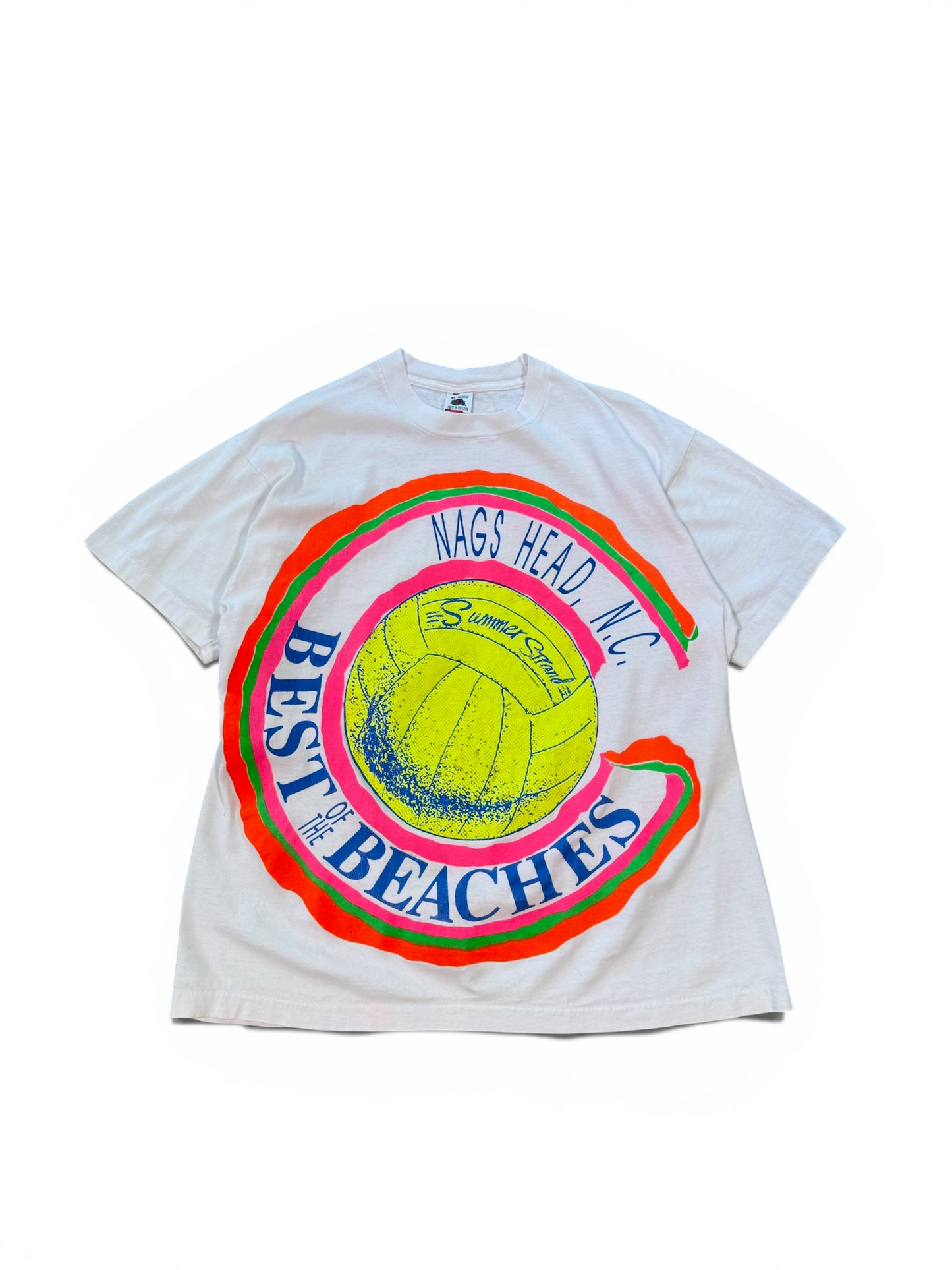 (XL) 1991 Beach Volleyball White Tee