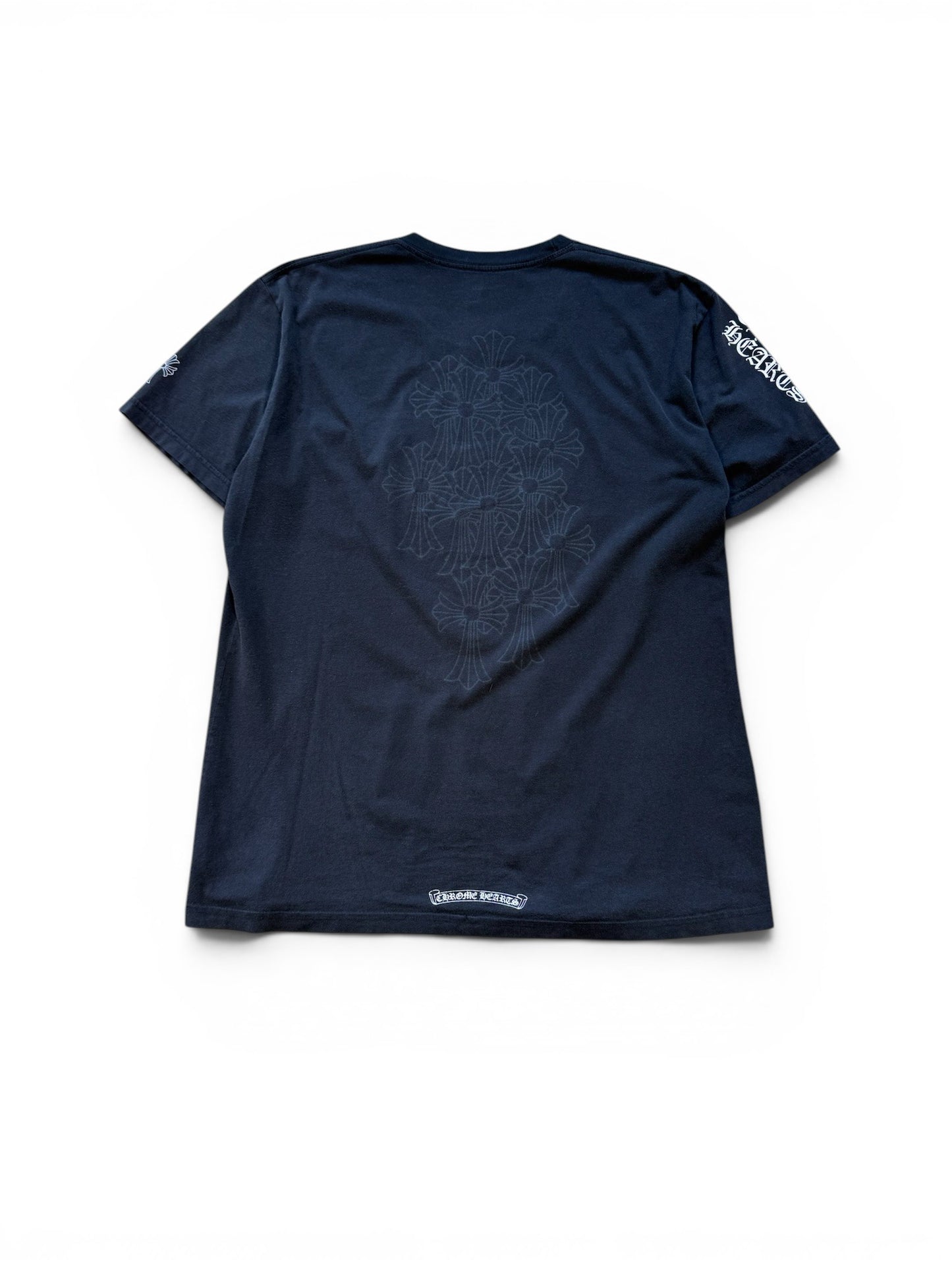 (XL) Chrome Hearts Black Multi Cross T-Shirt