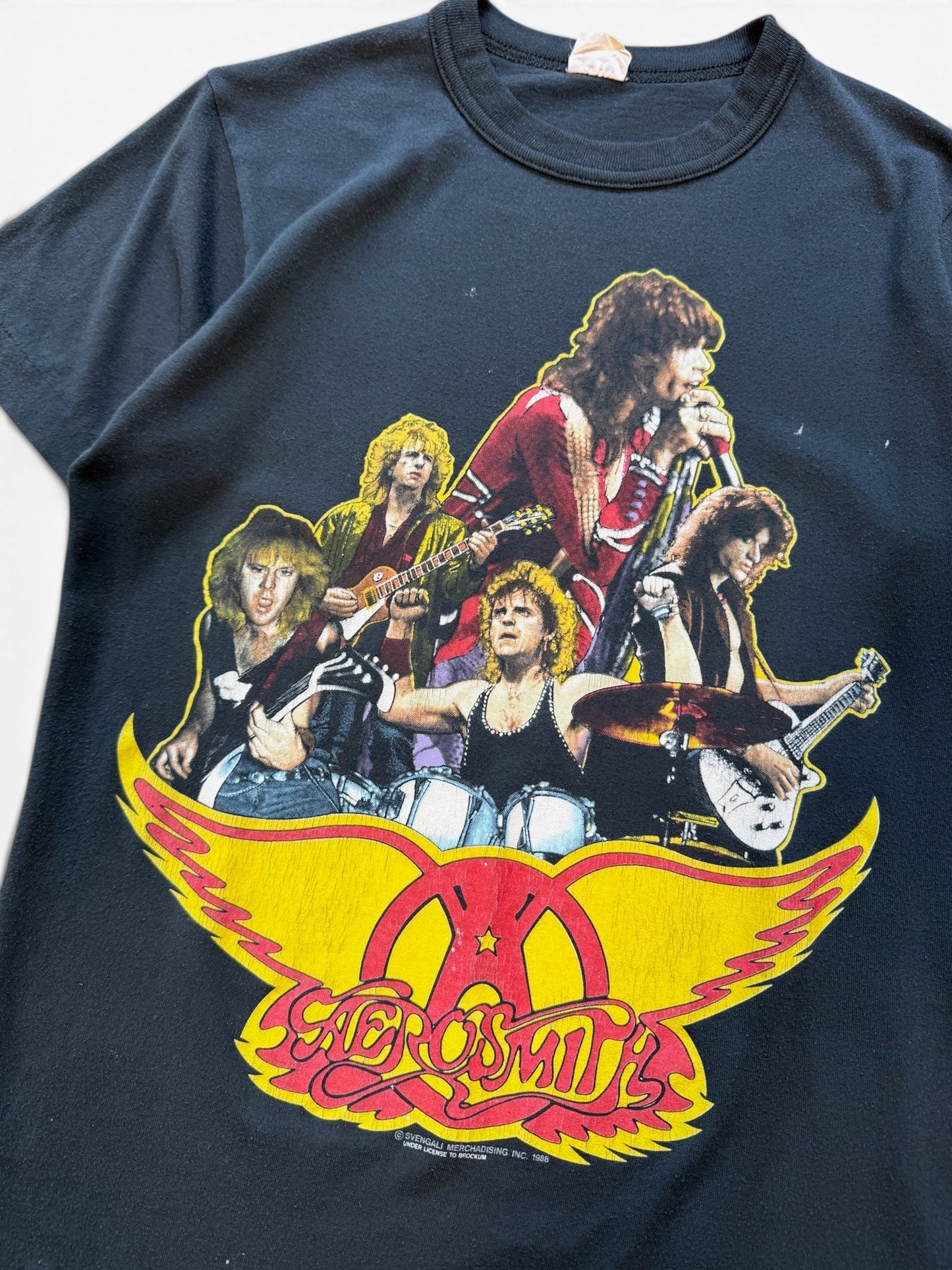 (S) Vintage 1988 Aerosmith Walk This Way Tee