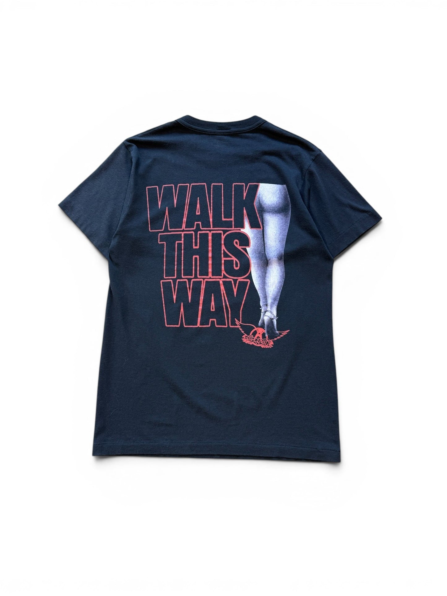 (S) Vintage 1988 Aerosmith Walk This Way Tee