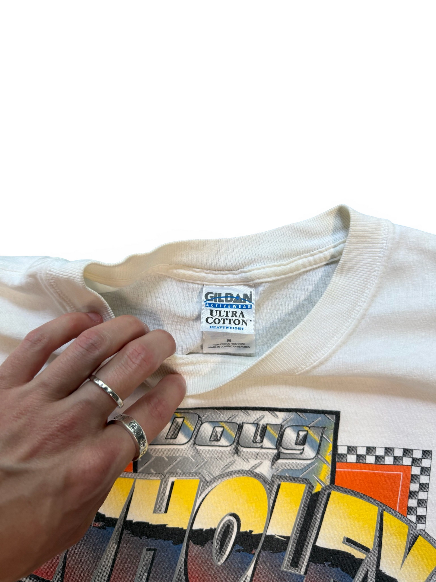 (M) 2001 NASCAR Doug Wholey Tee