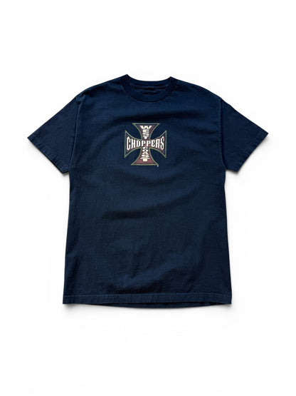 (L) Vintage Y2K West Coast Choppers Jesse James Long Beach Tee